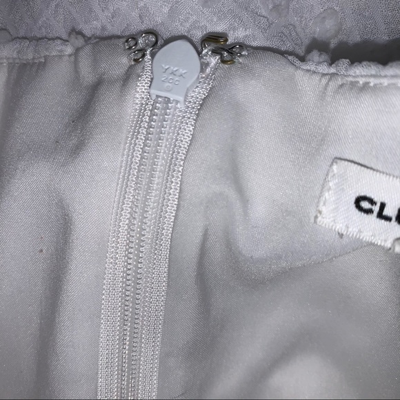 Club Monaco Landree Clip-Dot White Dress - Picture 7 of 11